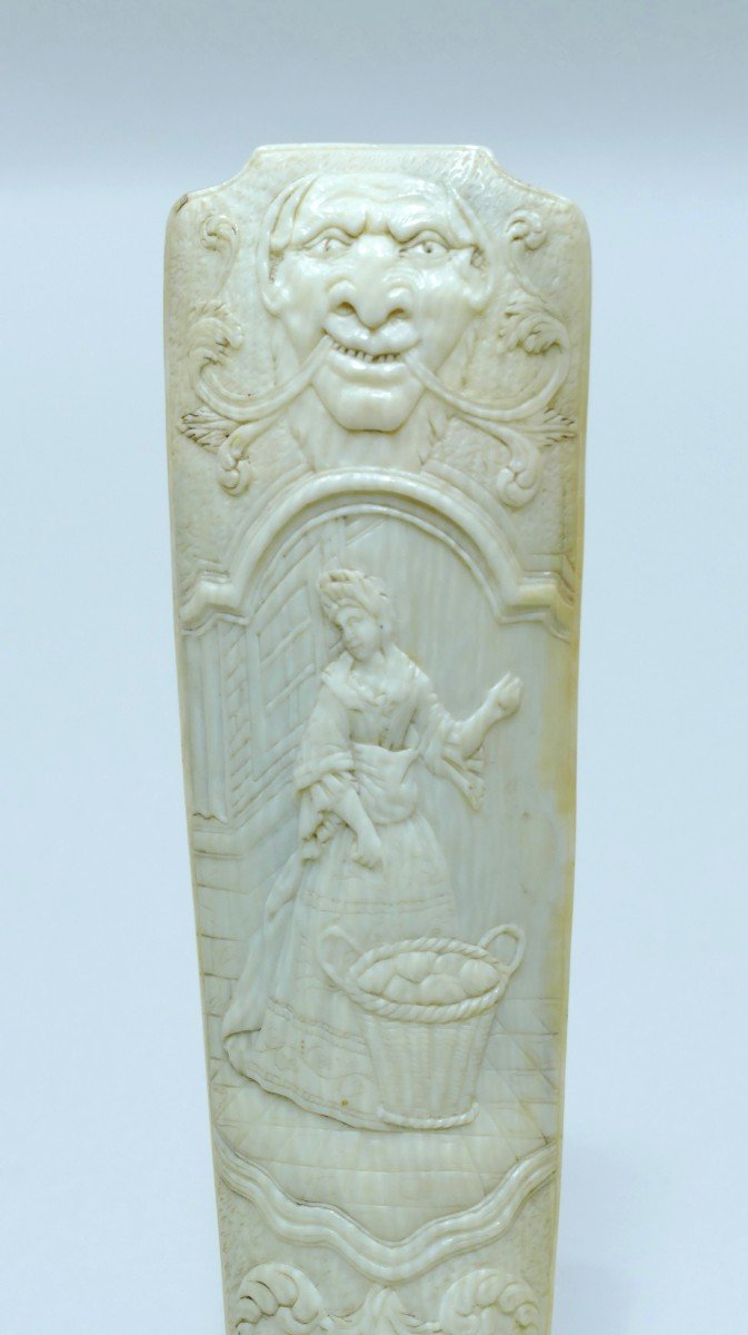 Ivory Tobacco Rasp Made In Dieppe In The Early 18th Century-photo-2