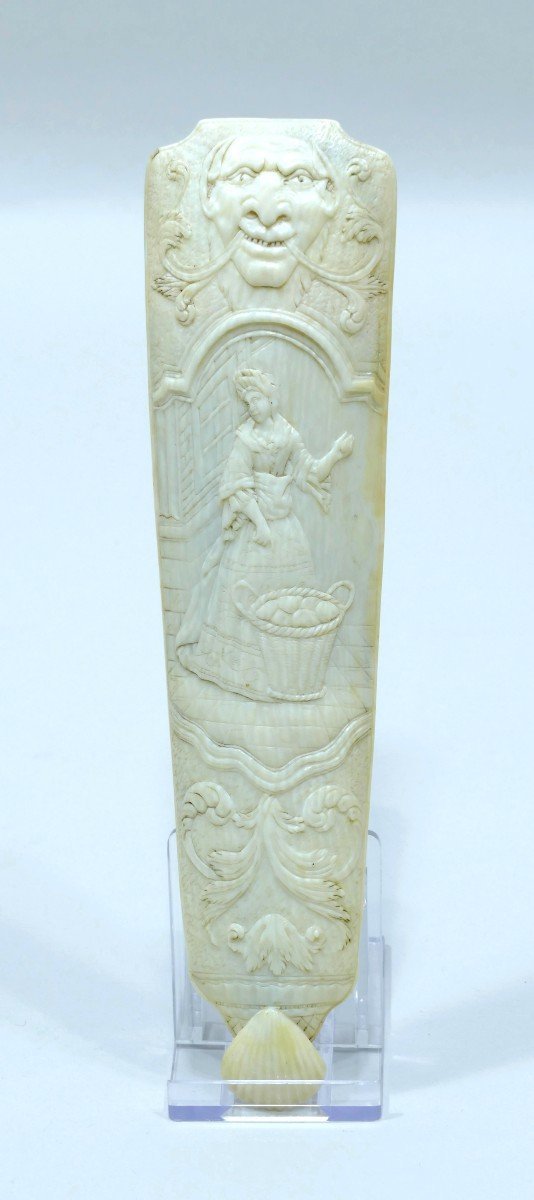 Ivory Tobacco Rasp Made In Dieppe In The Early 18th Century