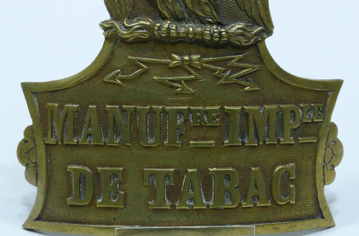 Plaque Representing The Imperial Tobacco Factory (napoleon)-photo-3