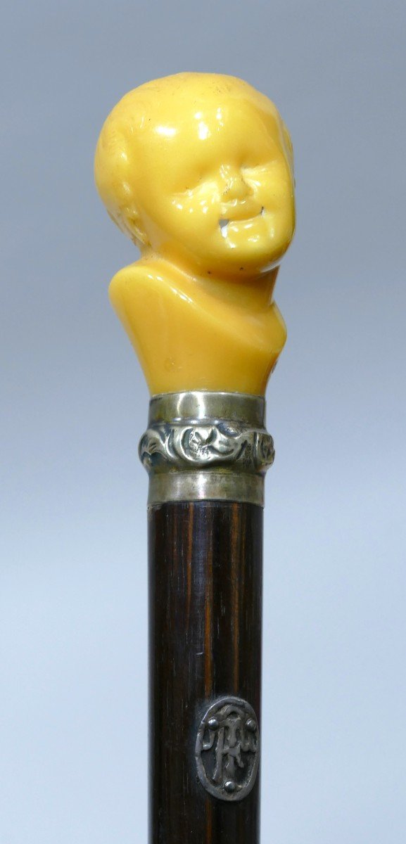 Collection Cane Representating A Child's Head Leaning-photo-2