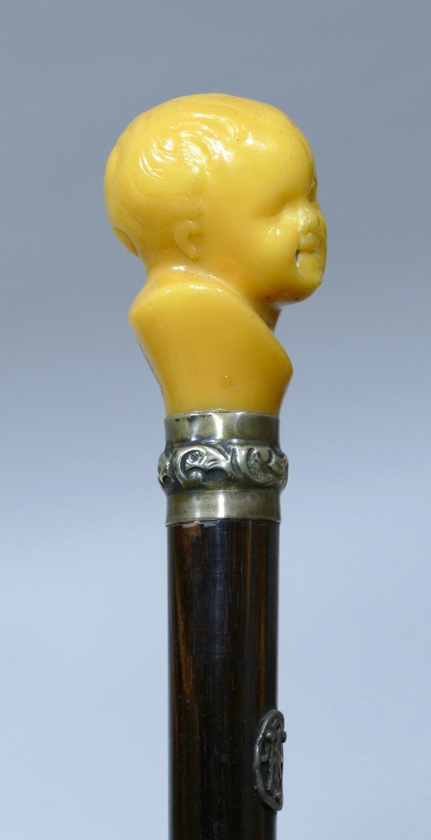 Collection Cane Representating A Child's Head Leaning-photo-1