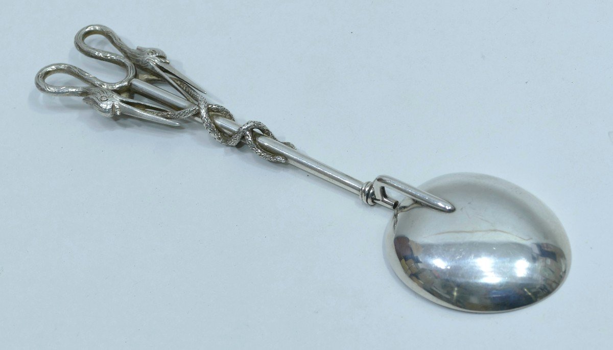 Sick Spoon In Datable Silver From The 19th Century-photo-4