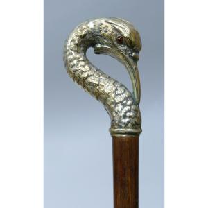 Collectible Cane With Woodcock-themed Handle