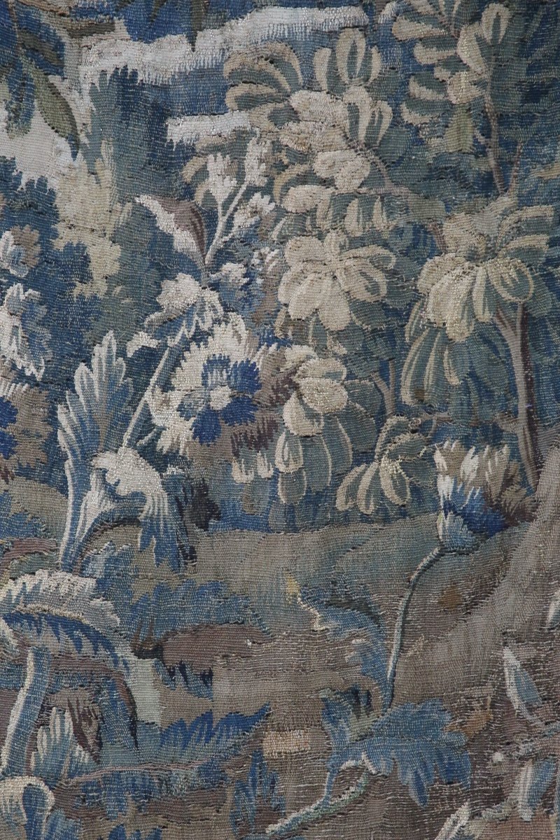 Aubusson Tapestry, 18th Century Greenery.-photo-3