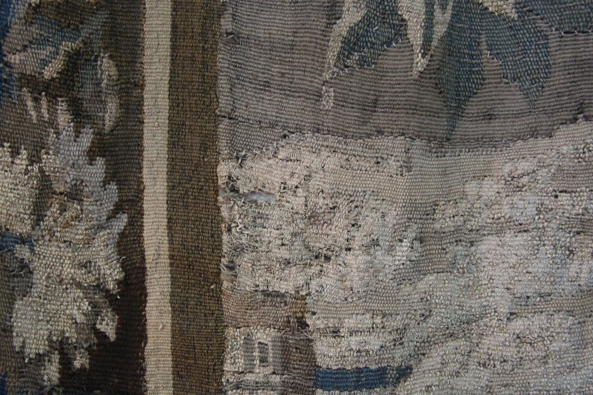 Aubusson Tapestry, 18th Century Greenery.-photo-5