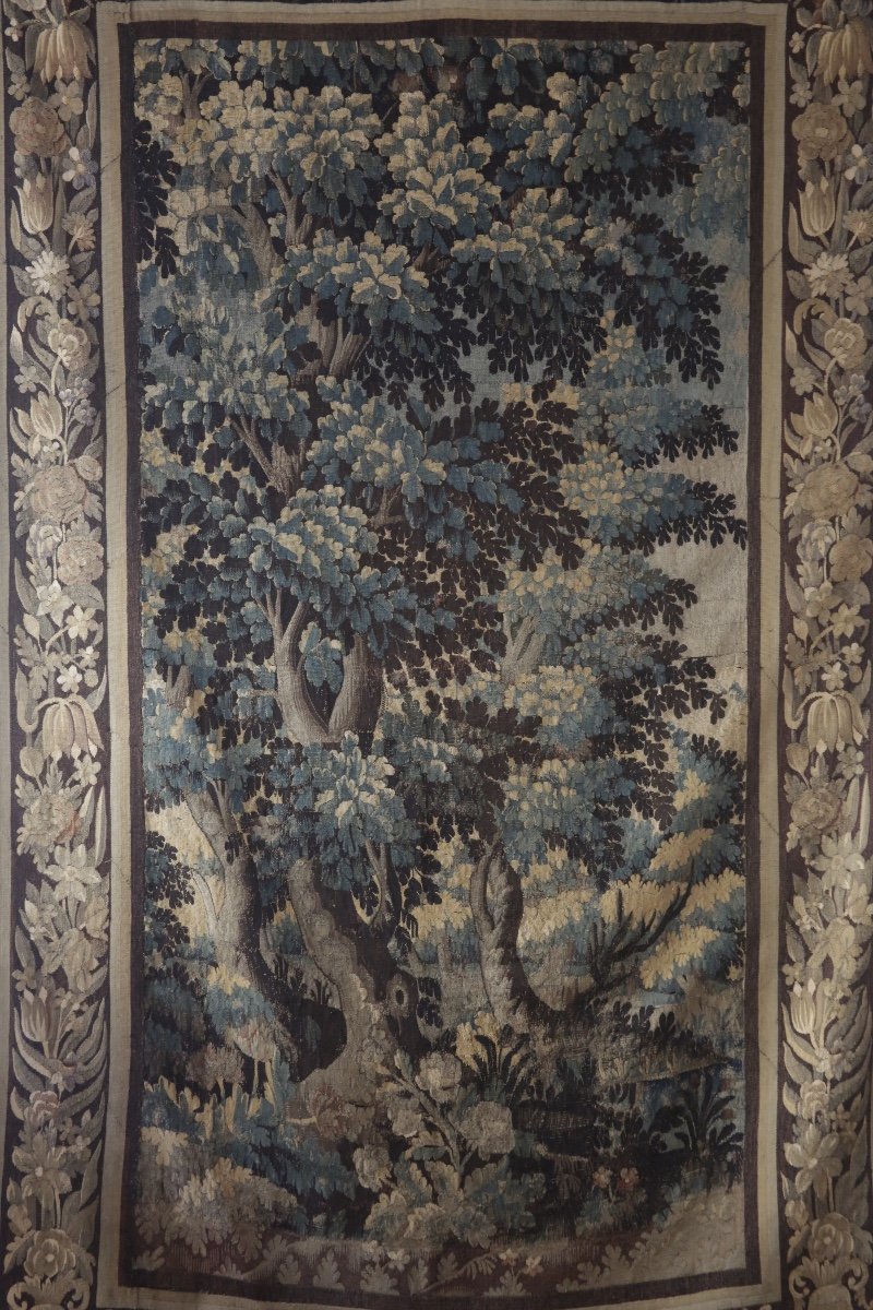 Greenery Tapestry, La Marche Workshops (aubusson Region), Late 17th Century - Early 18th Century-photo-2