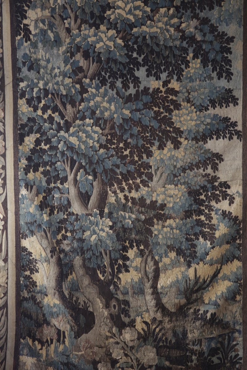 Greenery Tapestry, La Marche Workshops (aubusson Region), Late 17th Century - Early 18th Century-photo-2