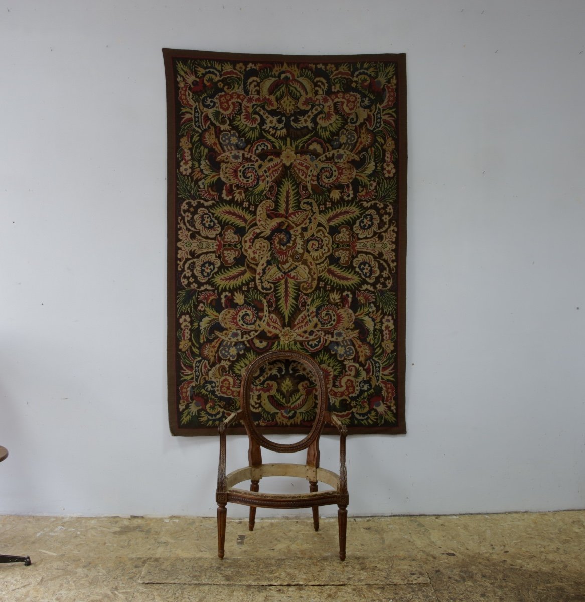 Stitch Tapestry With So-called "bizarre" Decoration, 18th Century Style-photo-2