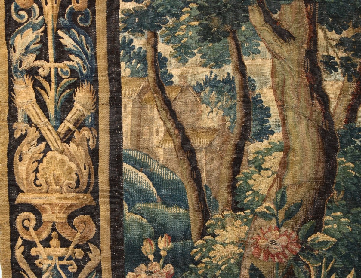 Tapisserie Verdure Aubusson, Début XVIIIe-photo-1