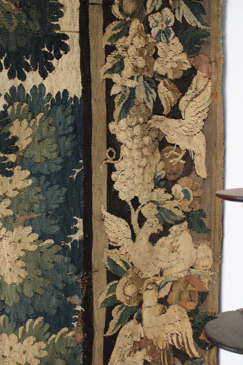 Aubusson Greenery With Birds, 18th Century-photo-4