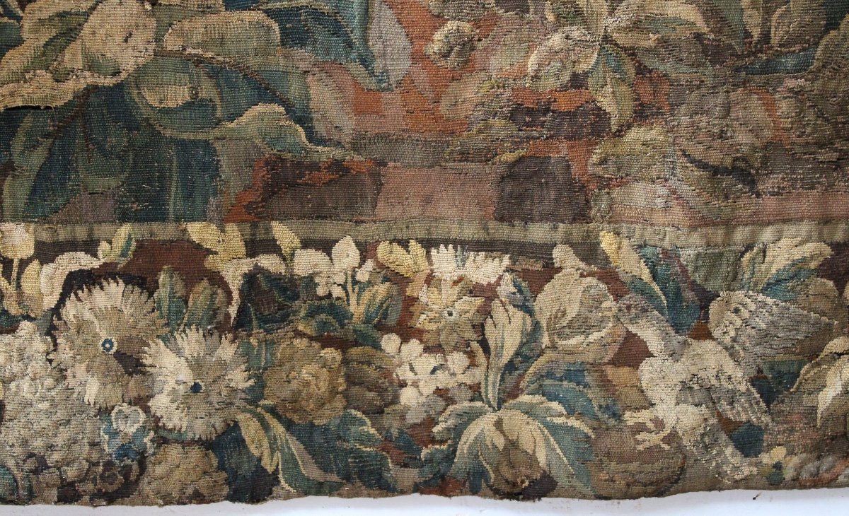 Aubusson Greenery With Birds, 18th Century-photo-5