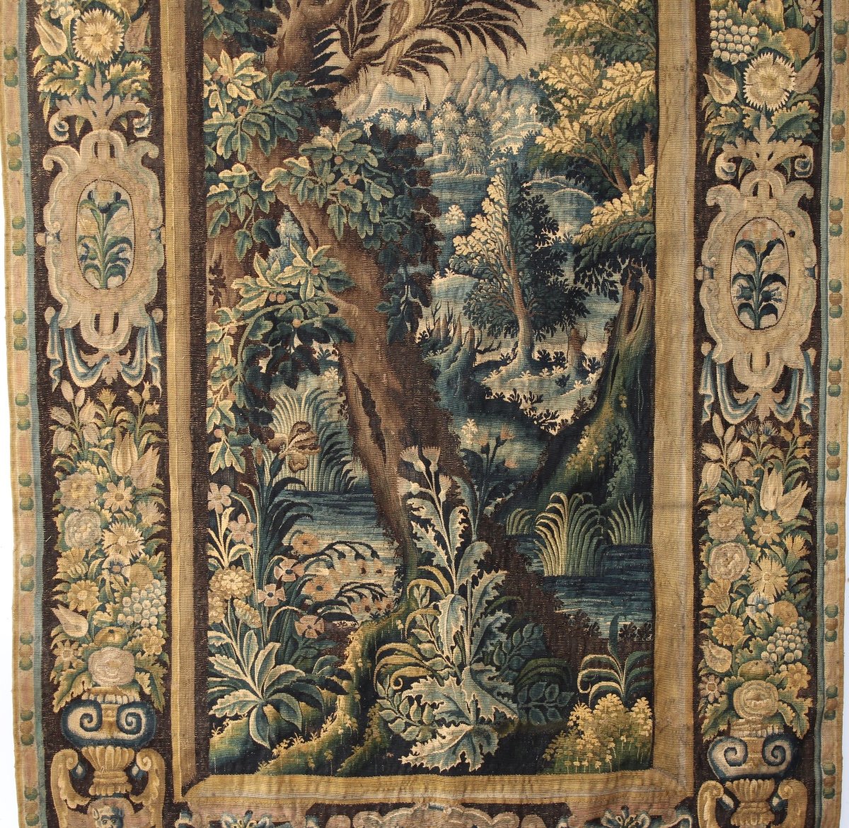  Verdure Tapestry, Workshops Of La Marche (aubusson Region), Late 17th - Early 18th Century-photo-3