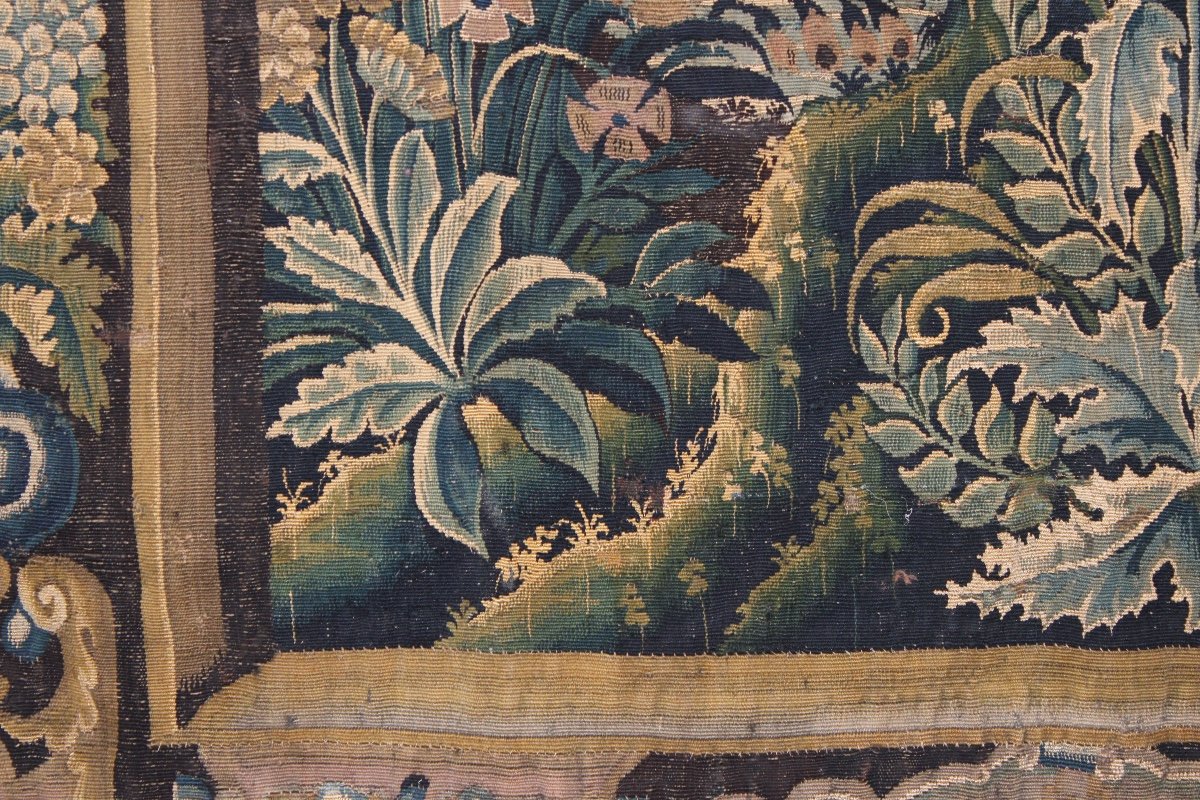  Verdure Tapestry, Workshops Of La Marche (aubusson Region), Late 17th - Early 18th Century-photo-1