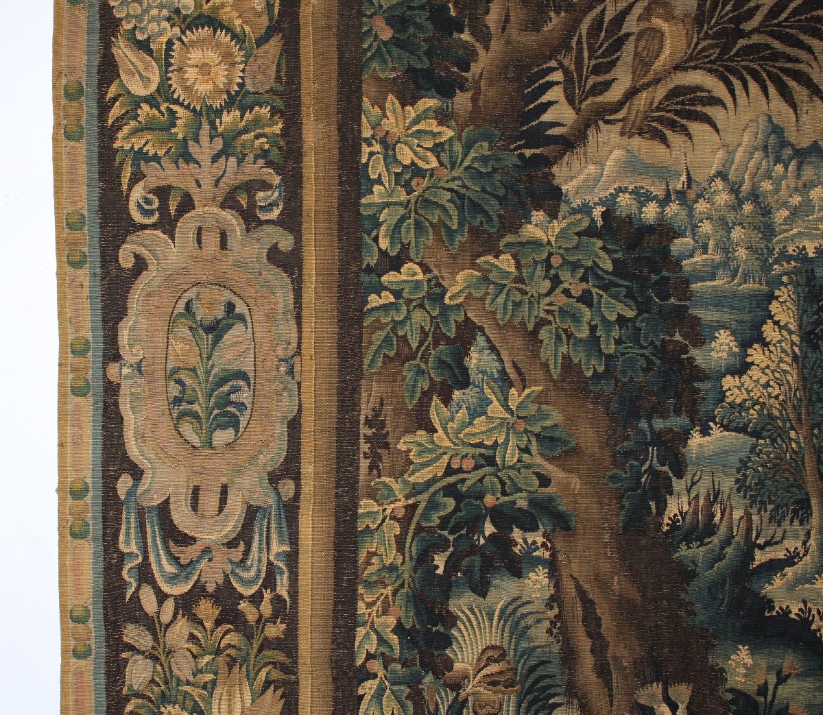  Verdure Tapestry, Workshops Of La Marche (aubusson Region), Late 17th - Early 18th Century-photo-2