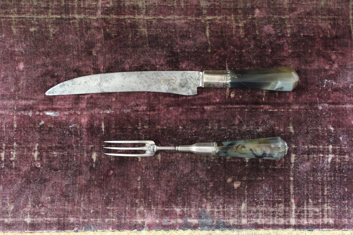  Cutlery (knife + Fork) Late 17th Century