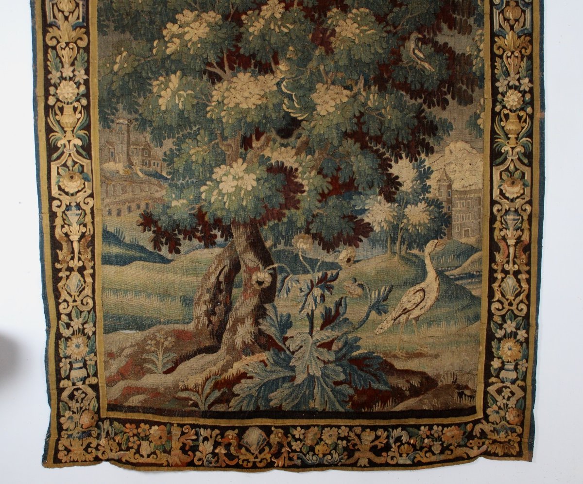 Verdure, tapisserie d' Aubusson, XVIIIe Siècle-photo-2