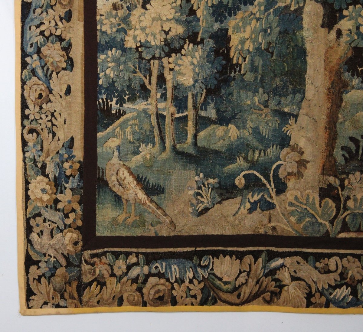 Aubusson "greenery" Tapestry, 18th Century-photo-3