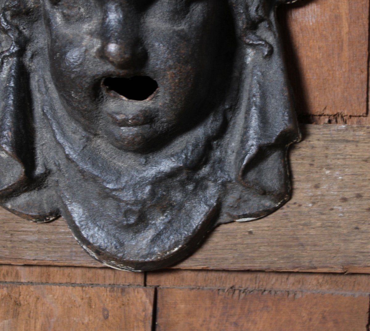  Fountain Mouth "child With Drapery", Late 19th Century-photo-1