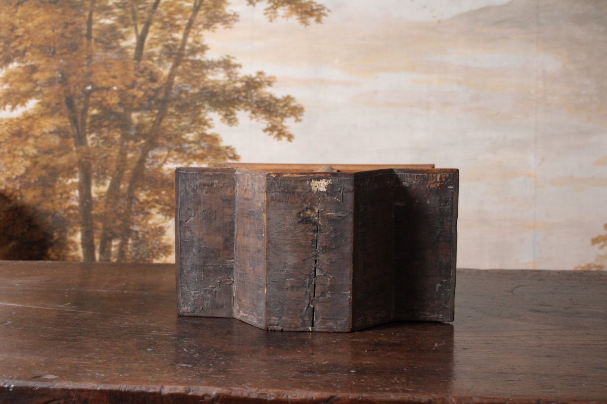 Cabinet In Straw Marquetry, 18th Century Work. -photo-7