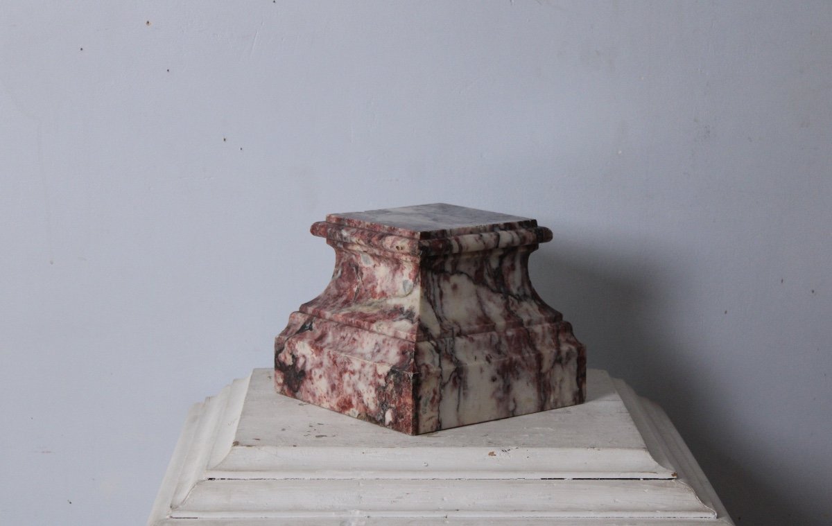  Rectangular Marble Base, 2nd Half Of The 19th Century-photo-4