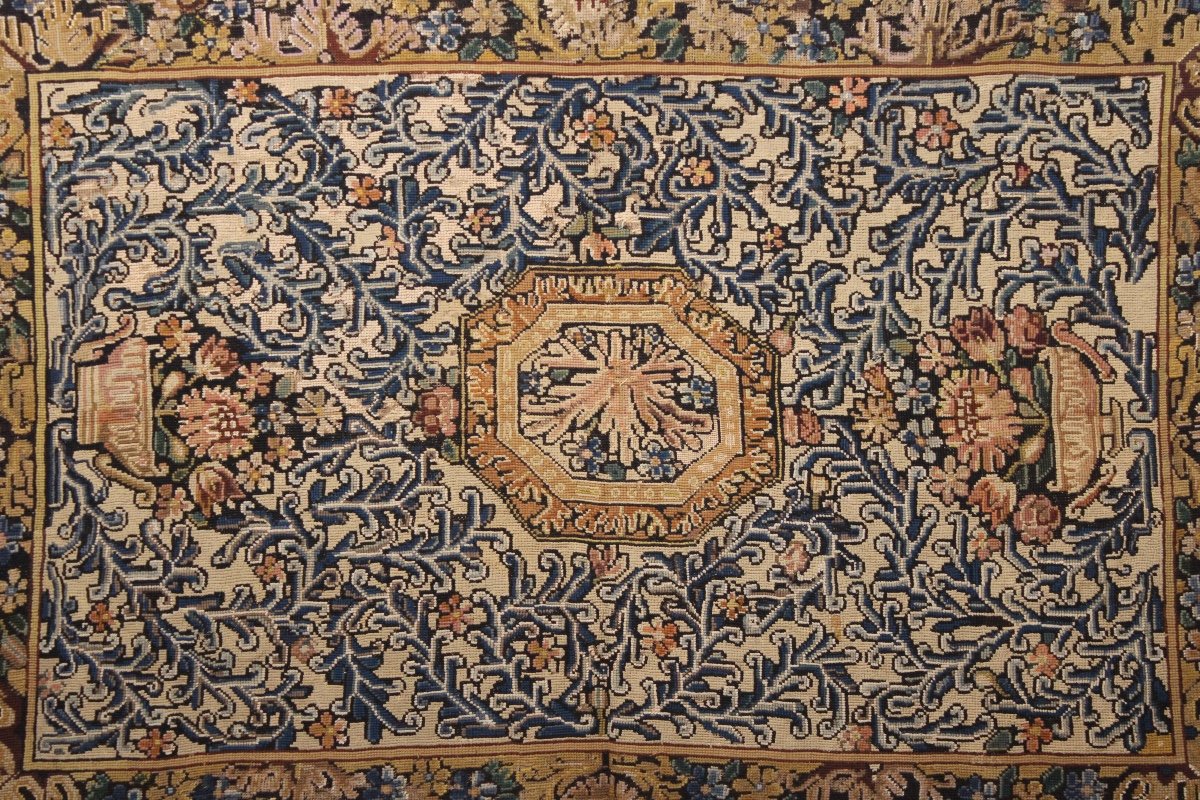  Tapis, Tapisserie au point XVIIIème siècle-photo-3