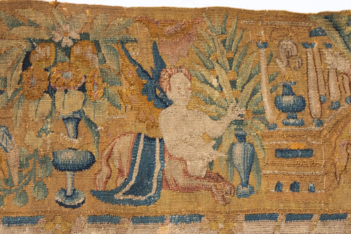  Tapestry Border, Oudenaarde, Mid-16th Century-photo-1