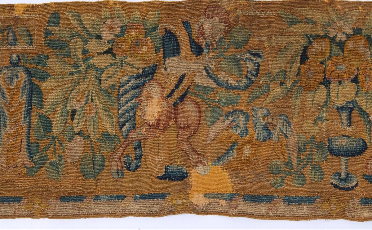  Tapestry Border, Oudenaarde, Mid-16th Century-photo-5