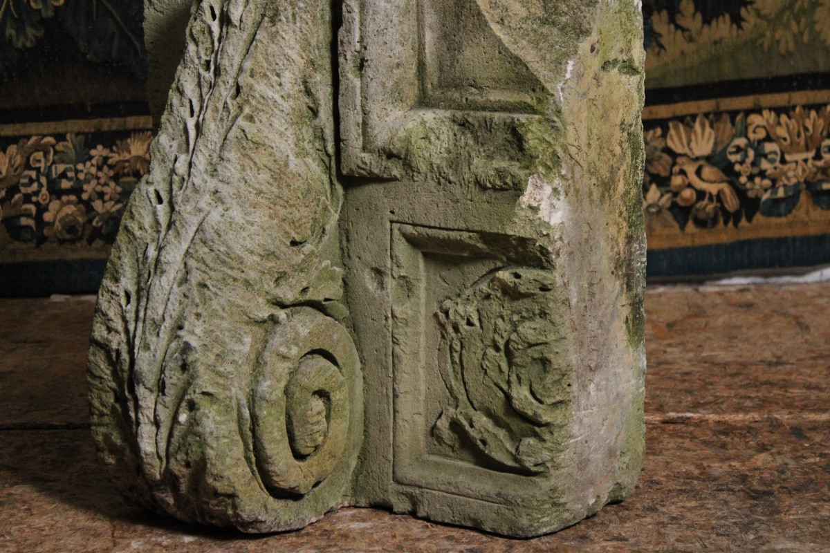 Stone Architectural Element, Garden Ornament, 17th-18th Century-photo-2