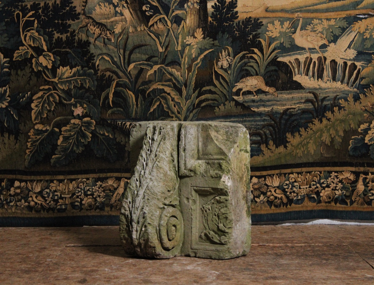 Stone Architectural Element, Garden Ornament, 17th-18th Century