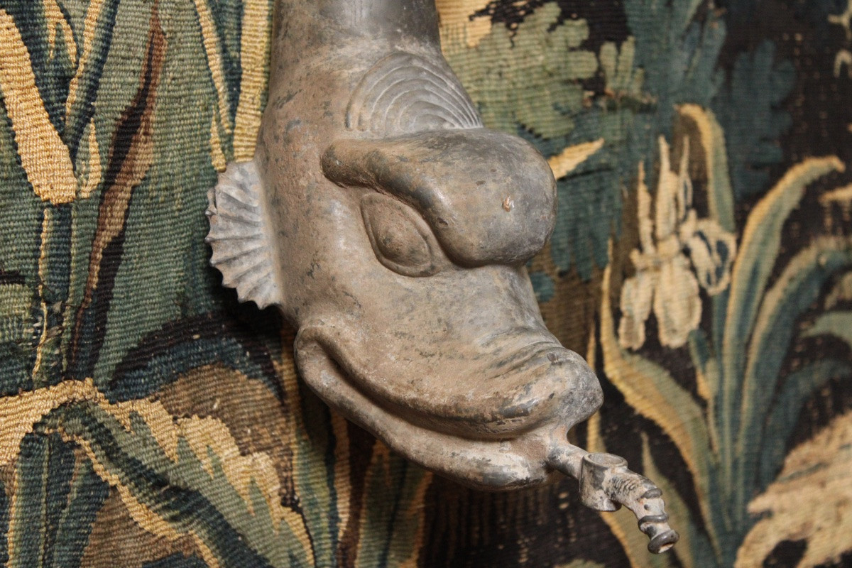 Fountain Mouth, Dolphin, 19th Century-photo-2