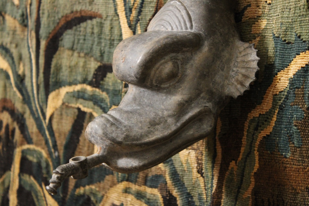 Fountain Mouth, Dolphin, 19th Century-photo-4