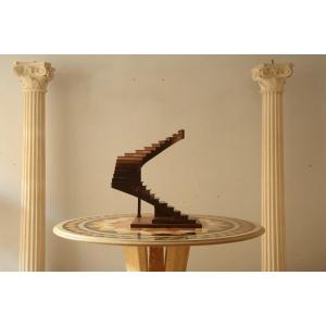 Model Of Staircase, Masterpiece Of Companionship Rewarded Guy Delbarre 1901