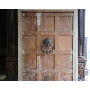  Important Patinated Bronze Knocker, Late 17th Century