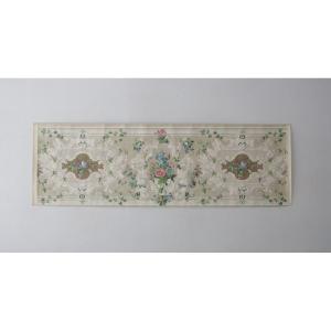 19th Century Strip Of Birds And Flowers Wallpaper - “pierre De Gris” 