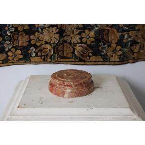  Circular Marble Base, 2nd Half Of The 19th Century