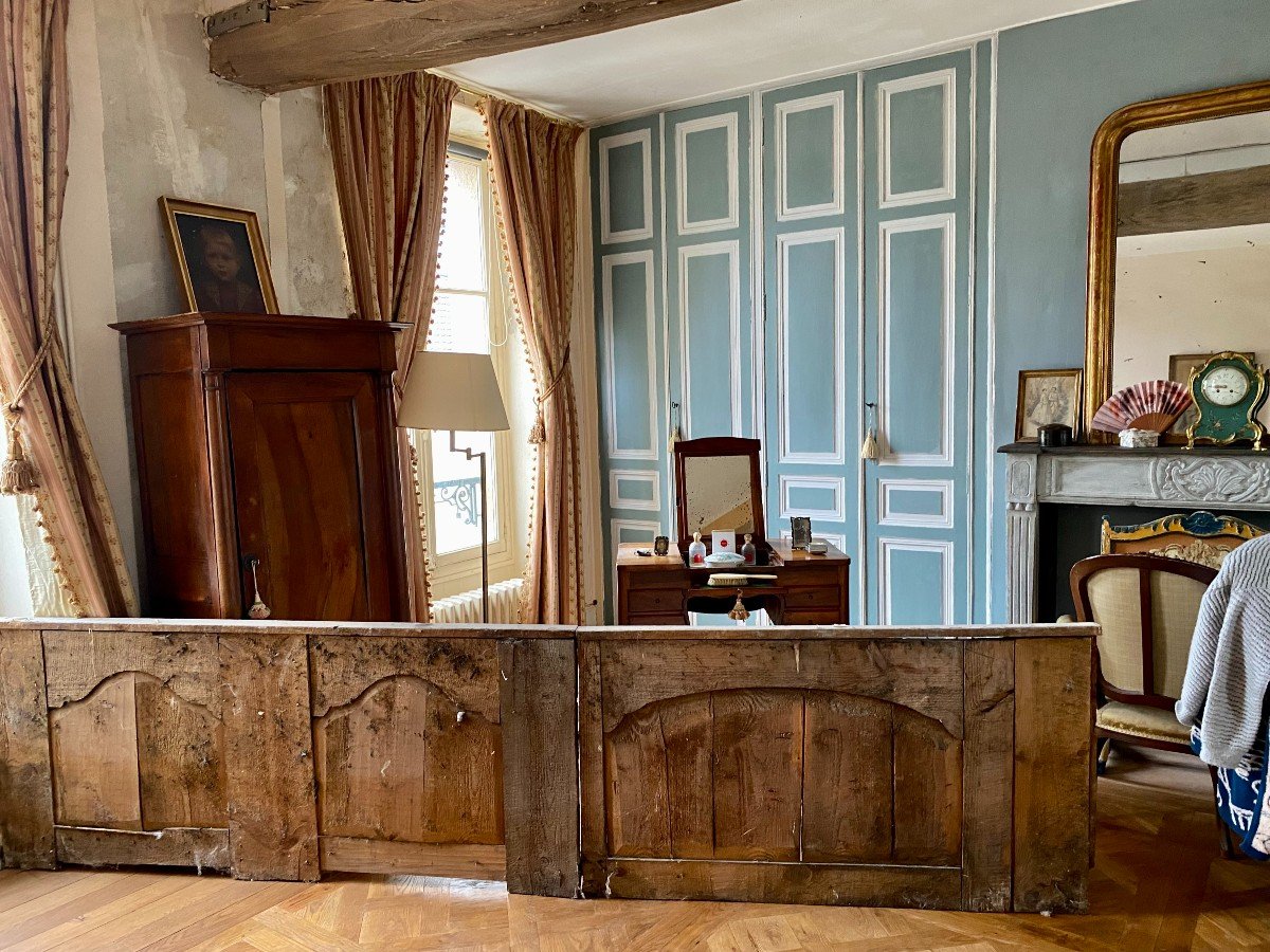 Important Lot Of Elegant Low Woodwork From The Louis XV Period. Eighteenth Century-photo-6