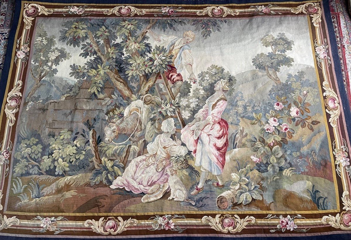 Une Tapisserie Aubusson 19 Eme