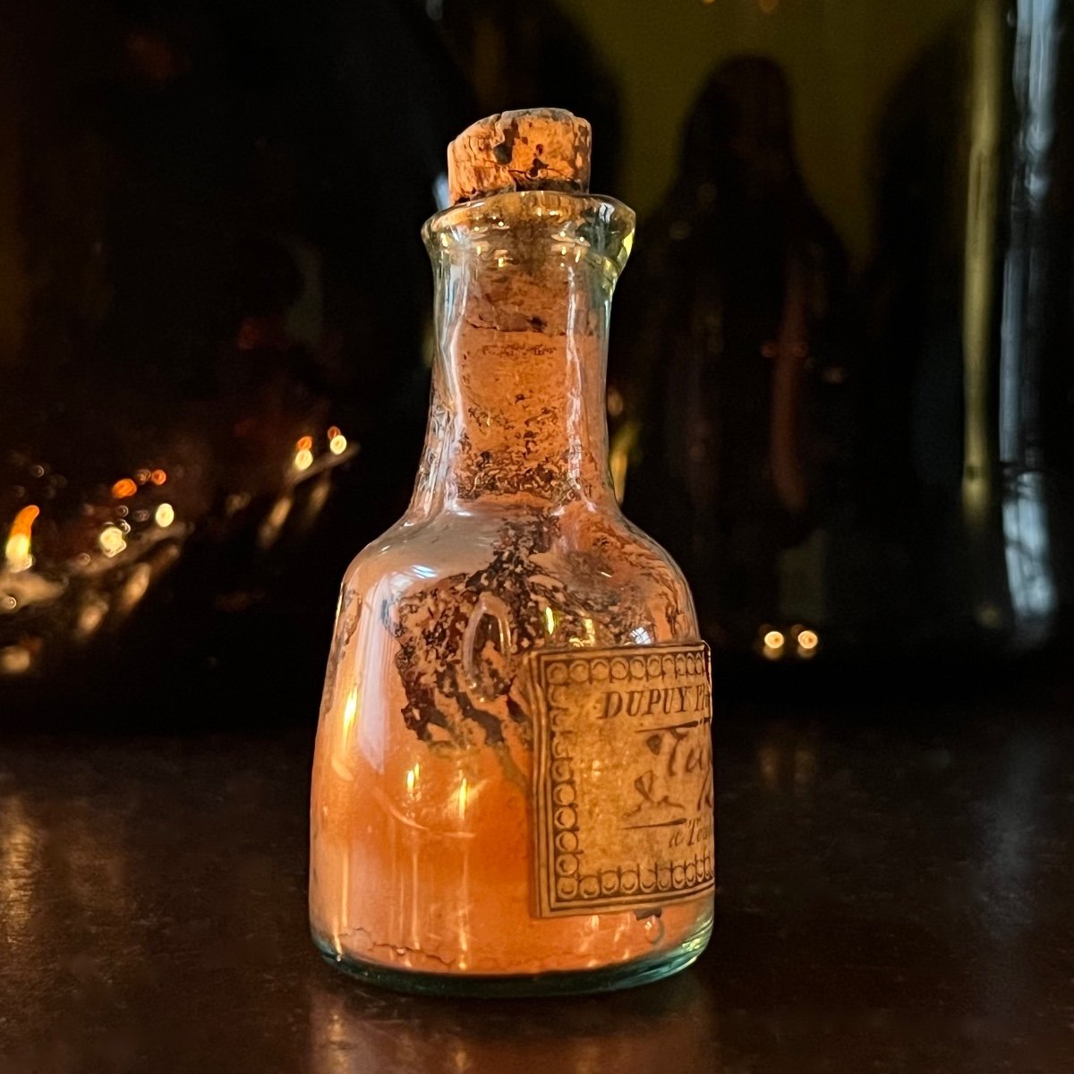 Pharmacy Bottle In Blown Glass 18th Century Dupuis Pharmacist In Toulouse Medicine 18th -photo-2