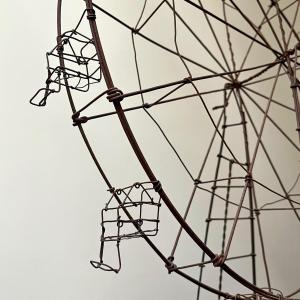 Miniature Wire Ferris Wheel - Popular Art Early 20th Century