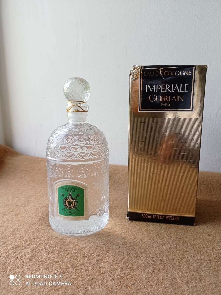 Flacon vintage scellé Eau de Cologne Impériale de Guerlain -photo-4