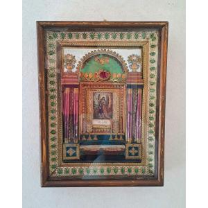 Guardian Angel Reliquary Frame Early 19th Century