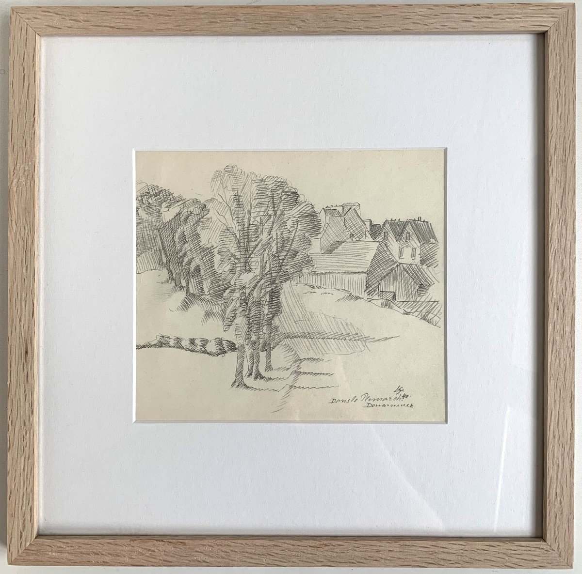 Léopold Survage (1879-1968) - Original Drawing - Douarnenez, Brittany-photo-2