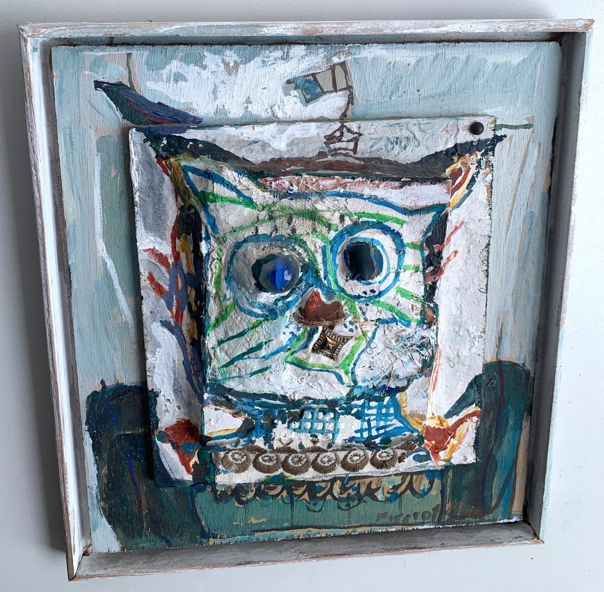 Simone Picciotto (born In 1930) - The Cat - Art Brut, Outsider Art, Singular Art-photo-3