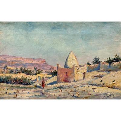 Fernand Salkin (1862-1937) - Tomb Of A Marabout
