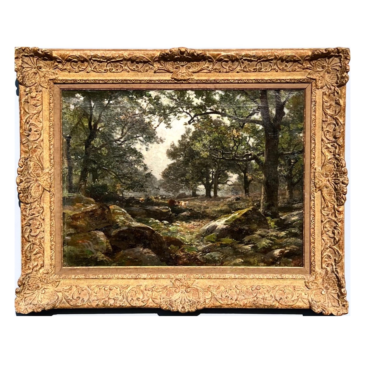 Sous-bois Signé Henri Zuber Daté 1887