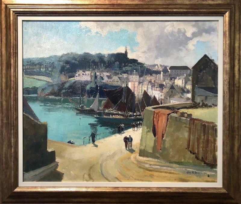 View Of Douarnenez Brittany By Jim Sevellec