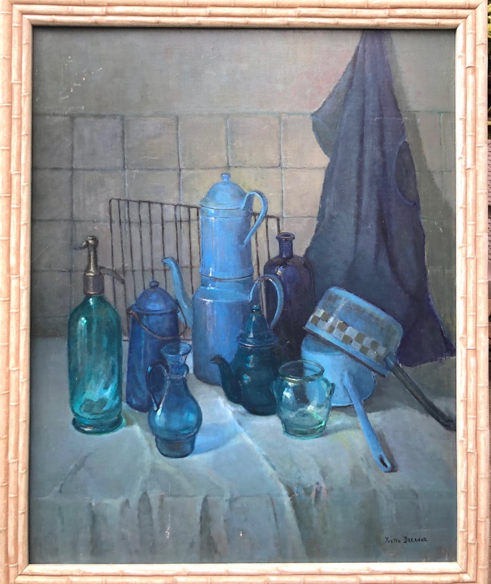 Still Life With Blue Bottles-photo-2