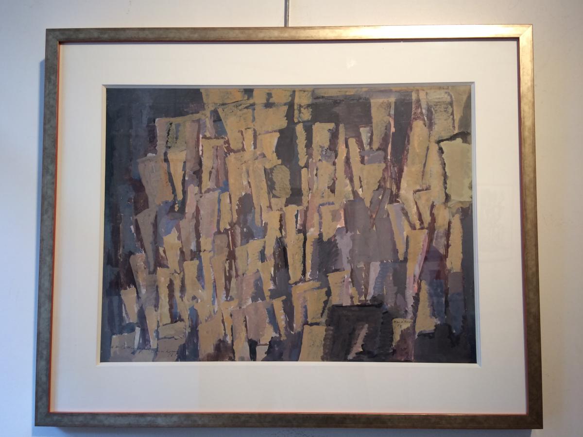  Oeuvre Abstraite Pierre Omcikous-photo-2