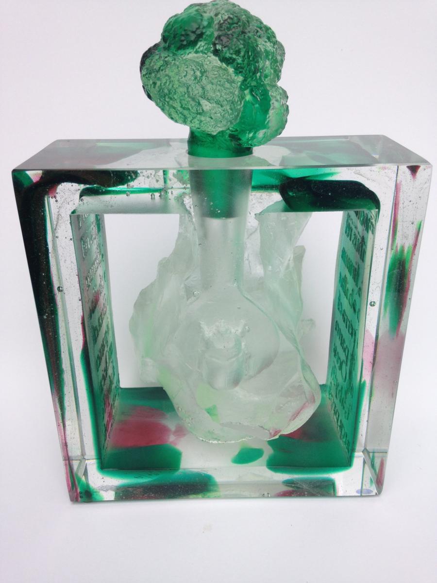 Antoine Leperlier Flacon pâte de verre-photo-3