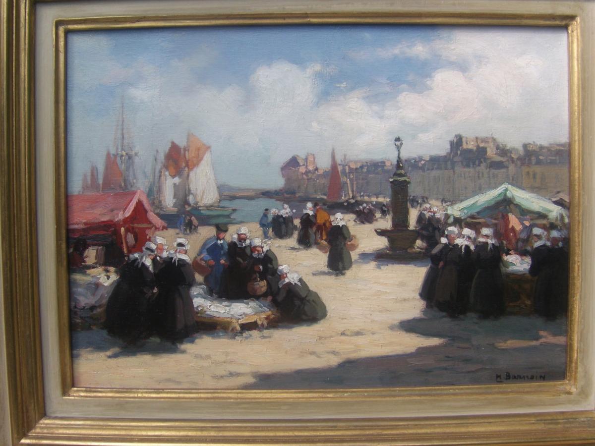 Henri Barnoin Marché en Bretagne Concarneau -photo-2